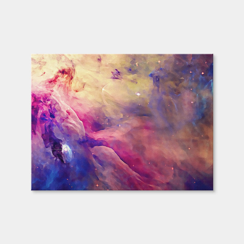 AUTO-MOCKUP WHITE | Translucent Cosmic Clouds | 1 Piece | Gallery Wrap | group=4x3