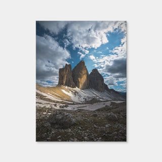 AUTO-MOCKUP WHITE | Tre Cime di Lavaredo | 1 Piece | Gallery Wrap | group=3x4