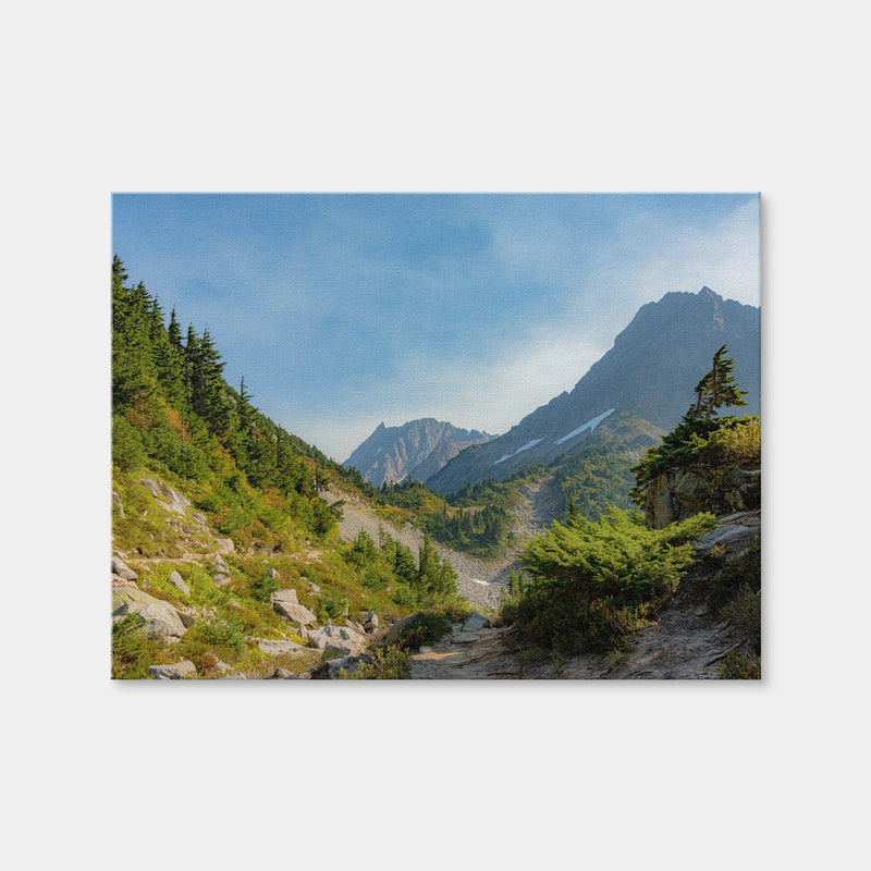 AUTO-MOCKUP WHITE | Treeline at Cascade Pass | 1 Piece | Gallery Wrap | group=4x3