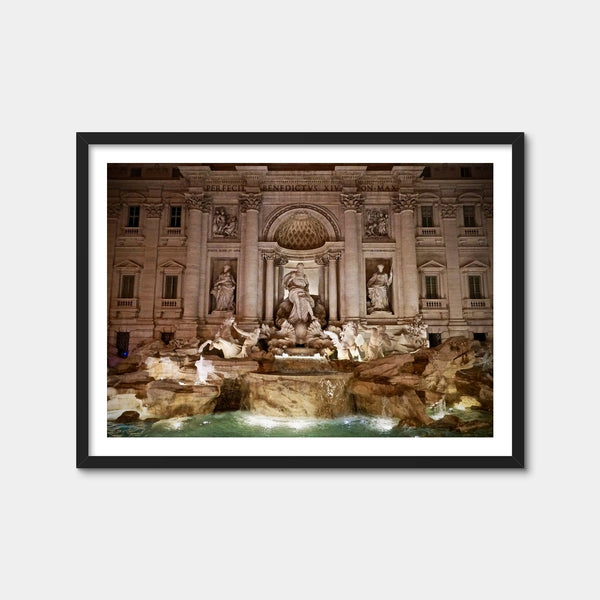 Trevi Fountain Wall Art — Framed Print Format preview