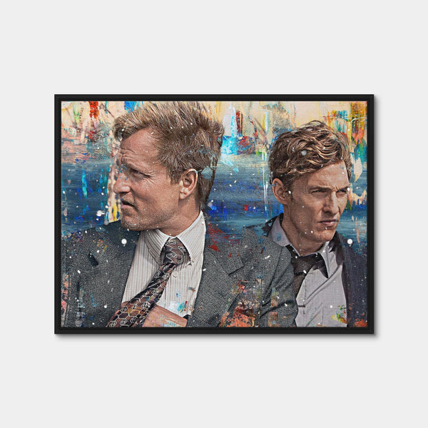 True Detective Wall Art — Framed Canvas Format preview