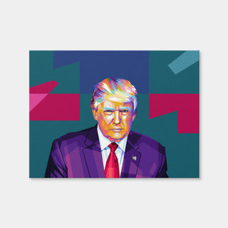 AUTO-MOCKUP WHITE | Trump Colors | 1 Piece | Gallery Wrap | group=4x3