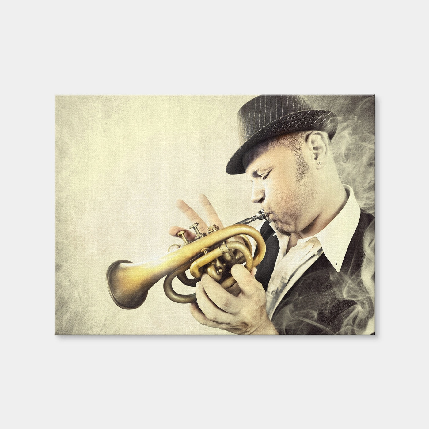 AUTO-MOCKUP WHITE | Trumpet Blues | 1 Piece | Gallery Wrap Canvas | group=4x3