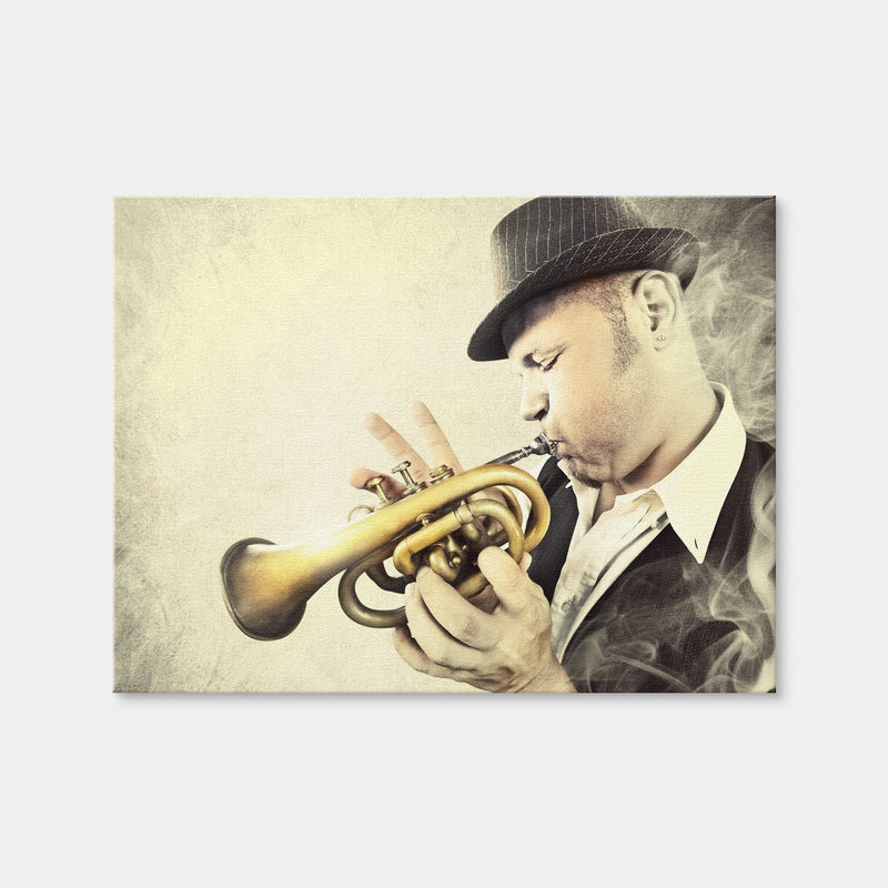AUTO-MOCKUP WHITE | Trumpet Blues | 1 Piece | Gallery Wrap Canvas | group=4x3
