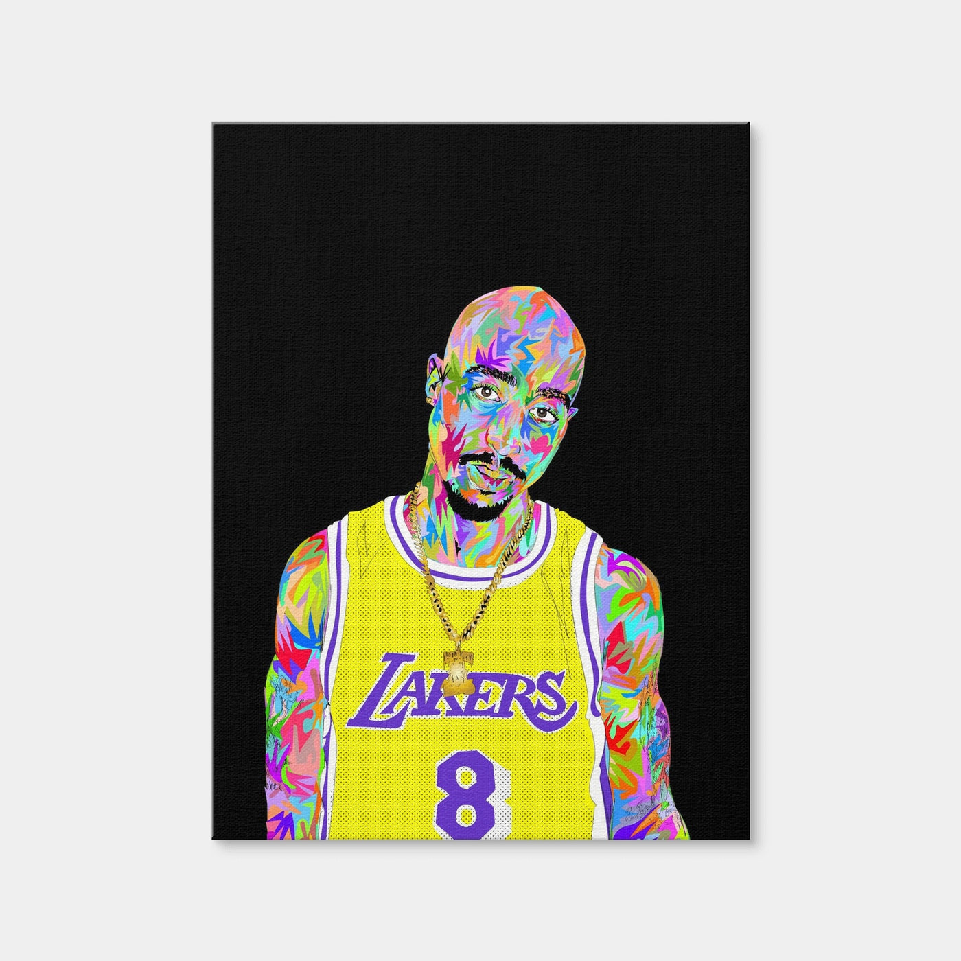 AUTO-MOCKUP WHITE | Tupac Kobe | 1 Piece | Gallery Wrap | group=3x4