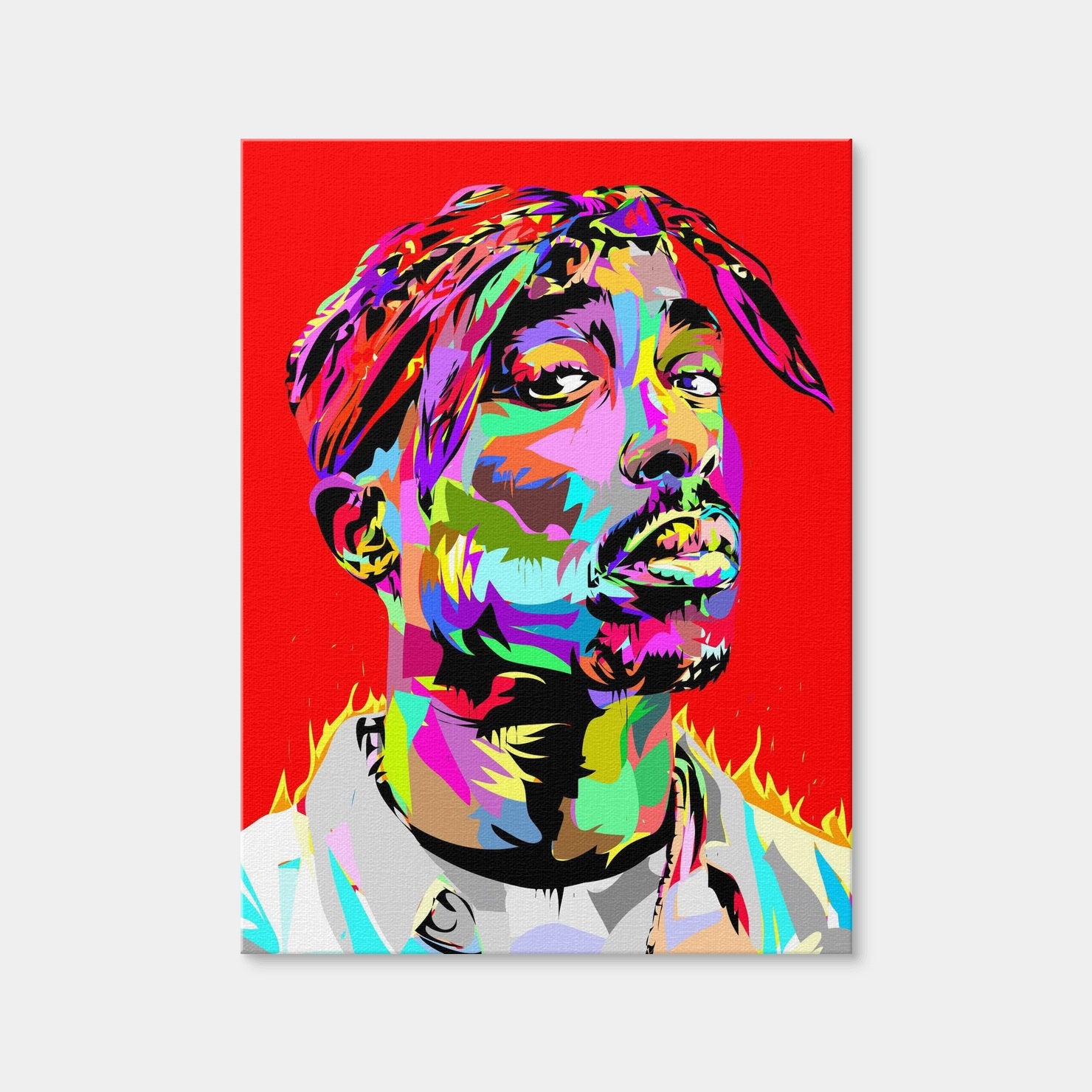 AUTO-MOCKUP WHITE | Tupac Red | 1 Piece | Gallery Wrap | group=3x4