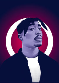 Tupac Shakur Wall Art