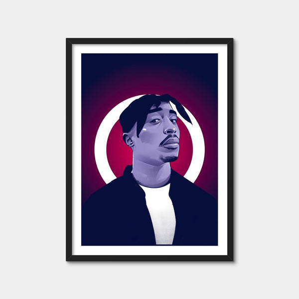 Tupac Shakur Wall Art — Framed Print Format preview