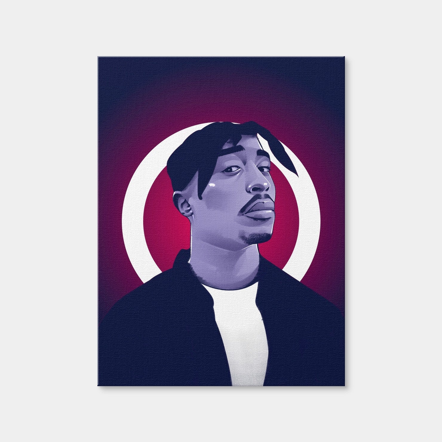 AUTO-MOCKUP WHITE | Tupac Shakur | 1 Piece | Gallery Wrap | group=3x4
