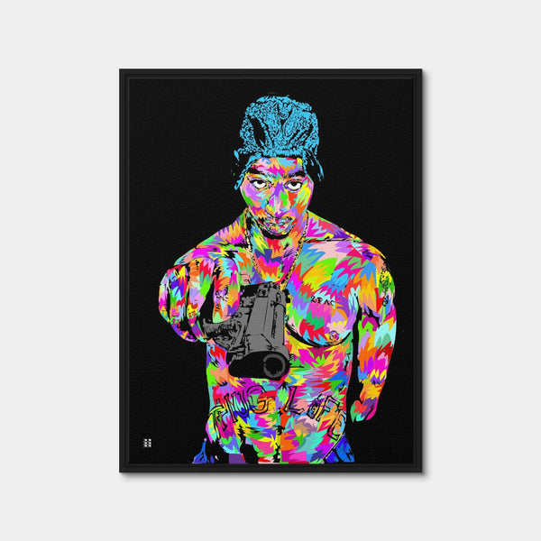 Tupacalypse Wall Art — Framed Canvas Format preview
