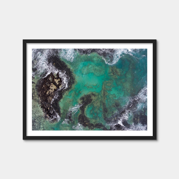 Turquoise Waters Wall Art — Framed Print Format preview