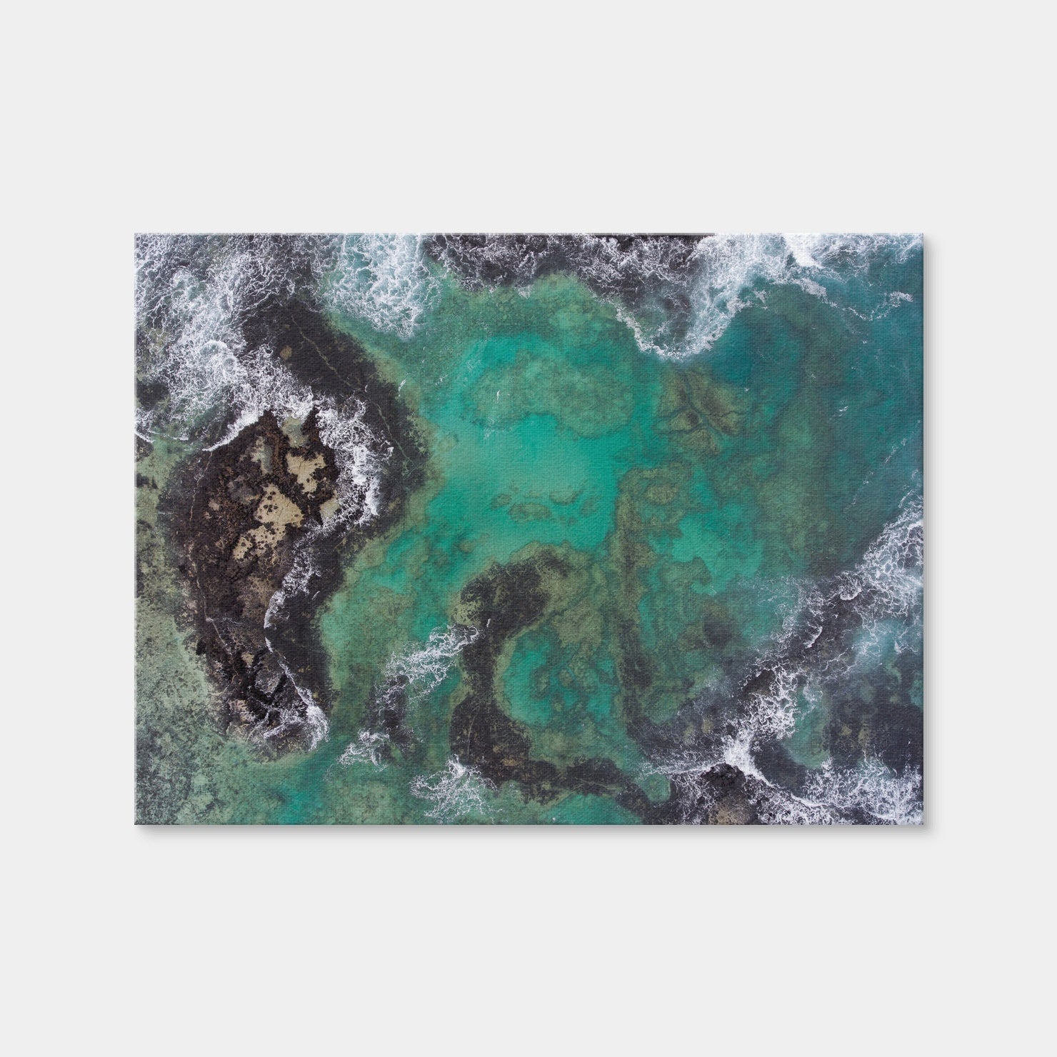AUTO-MOCKUP WHITE | Turquoise Waters | 1 Piece | Gallery Wrap | group=4x3