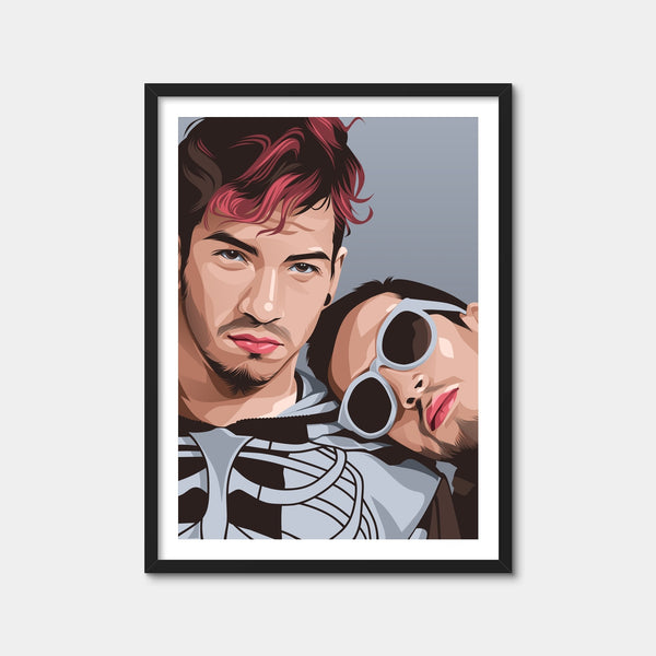 Twenty One Pilots Band Wall Art — Framed Print Format preview