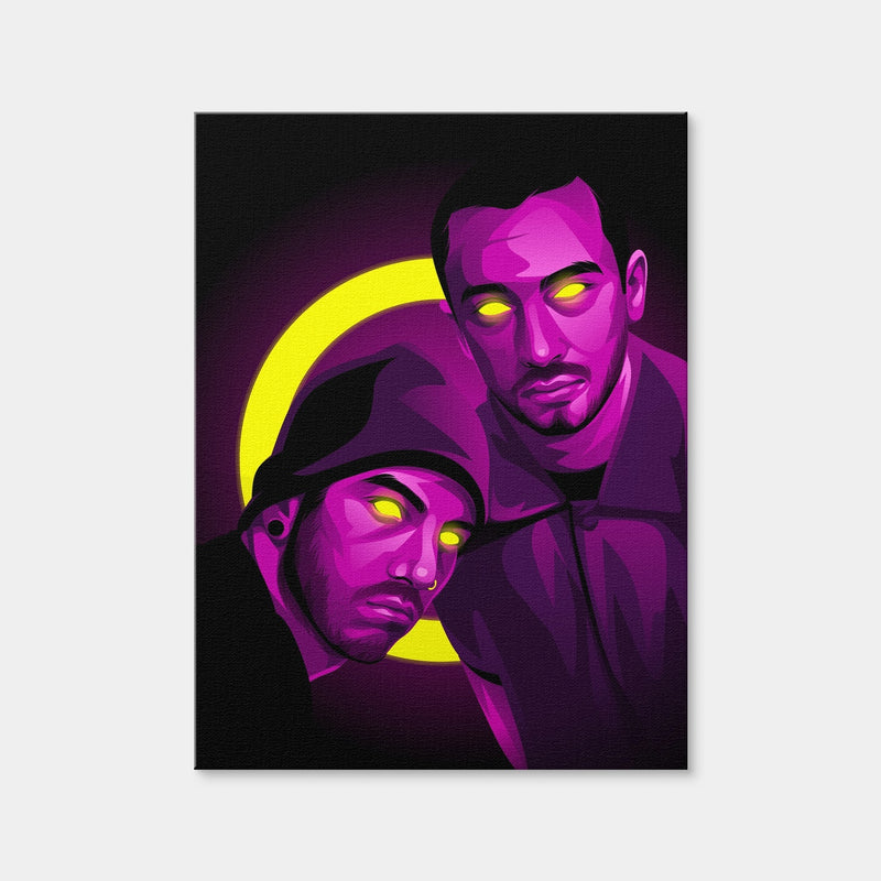 AUTO-MOCKUP WHITE | Twenty One Pilots | 1 Piece | Gallery Wrap | group=3x4