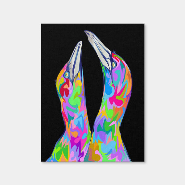 Twin Birds Wall Art — Canvas Wrap Format preview