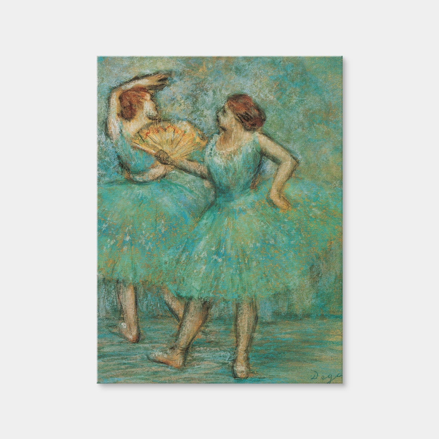 AUTO-MOCKUP WHITE | Two Dancers | 1 Piece | Gallery Wrap Canvas | group=3x4