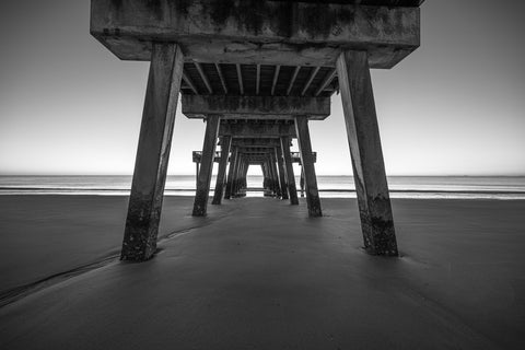 Tybee Island Black & White Wall Art