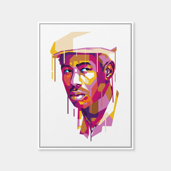 Tyler Drip Wall Art — Framed Canvas Format preview