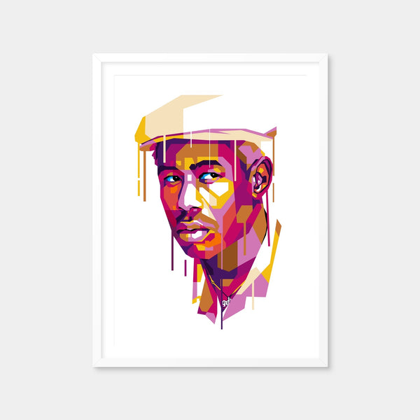 Tyler Drip Wall Art — Framed Print Format preview