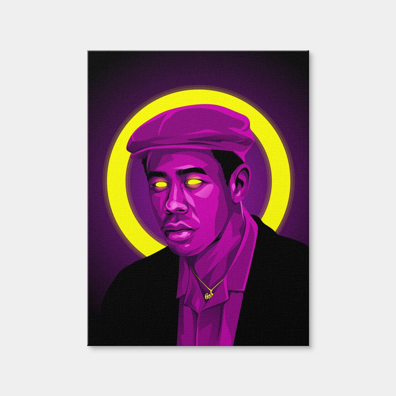 AUTO-MOCKUP WHITE | Tyler The Creator | 1 Piece | Gallery Wrap | group=3x4