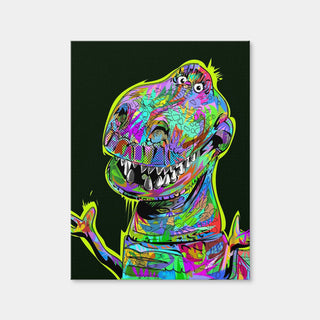 AUTO-MOCKUP WHITE | Tyrannosaurus | 1 Piece | Gallery Wrap | group=3x4