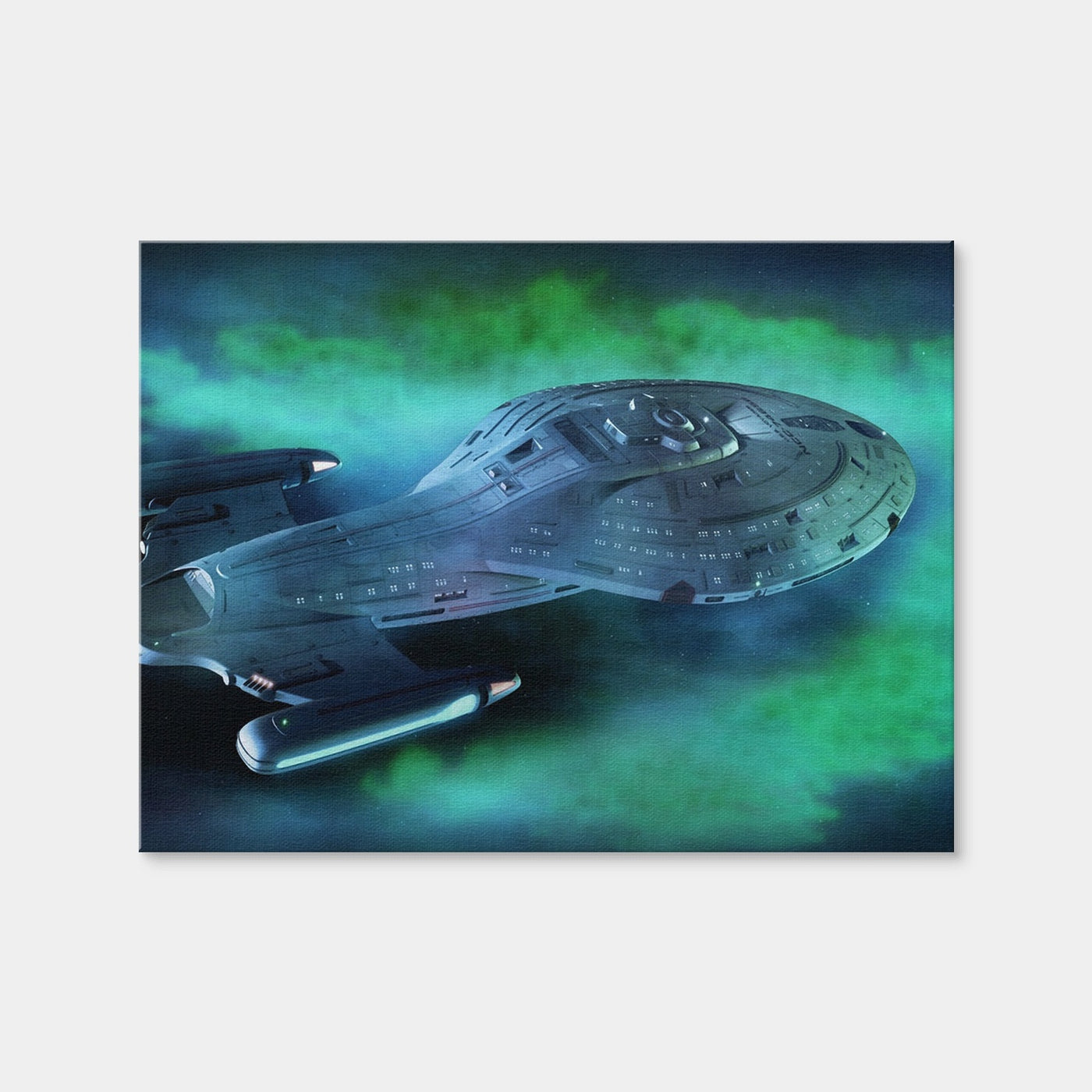 AUTO-MOCKUP WHITE | USS Voyager | 1 Piece | Gallery Wrap | group=4x3