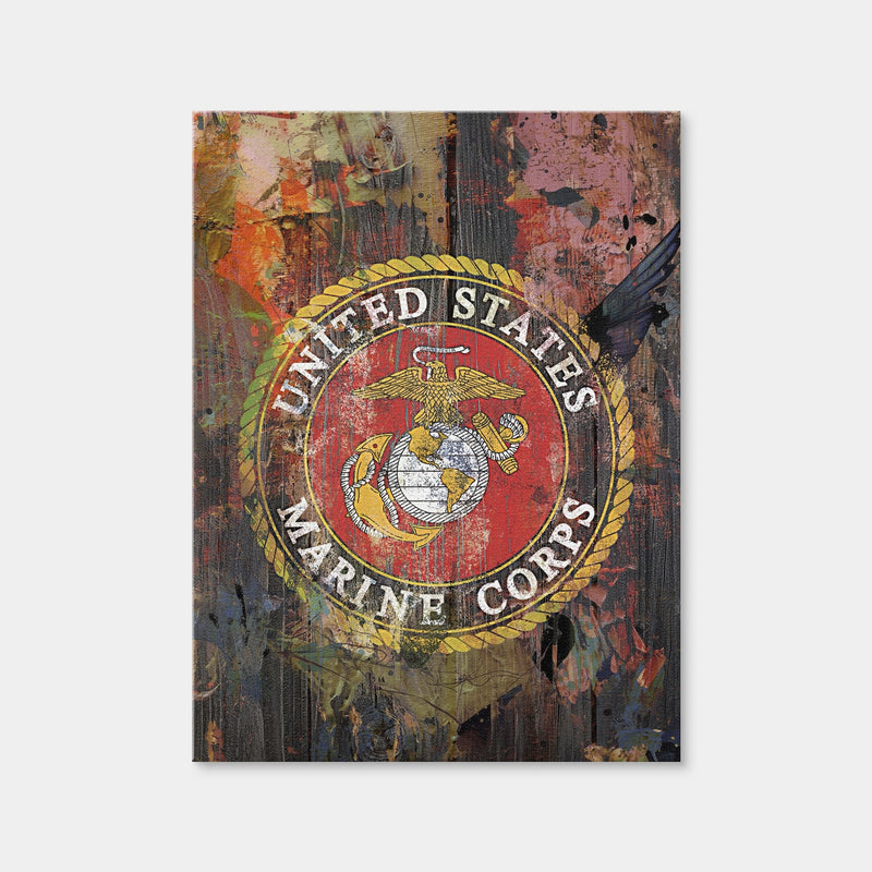AUTO-MOCKUP WHITE | US Marine Corps | 1 Piece | Gallery Wrap Canvas | group=3x4