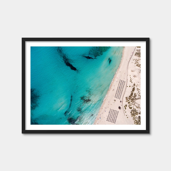 Umbrella Beach Wall Art — Framed Print Format preview
