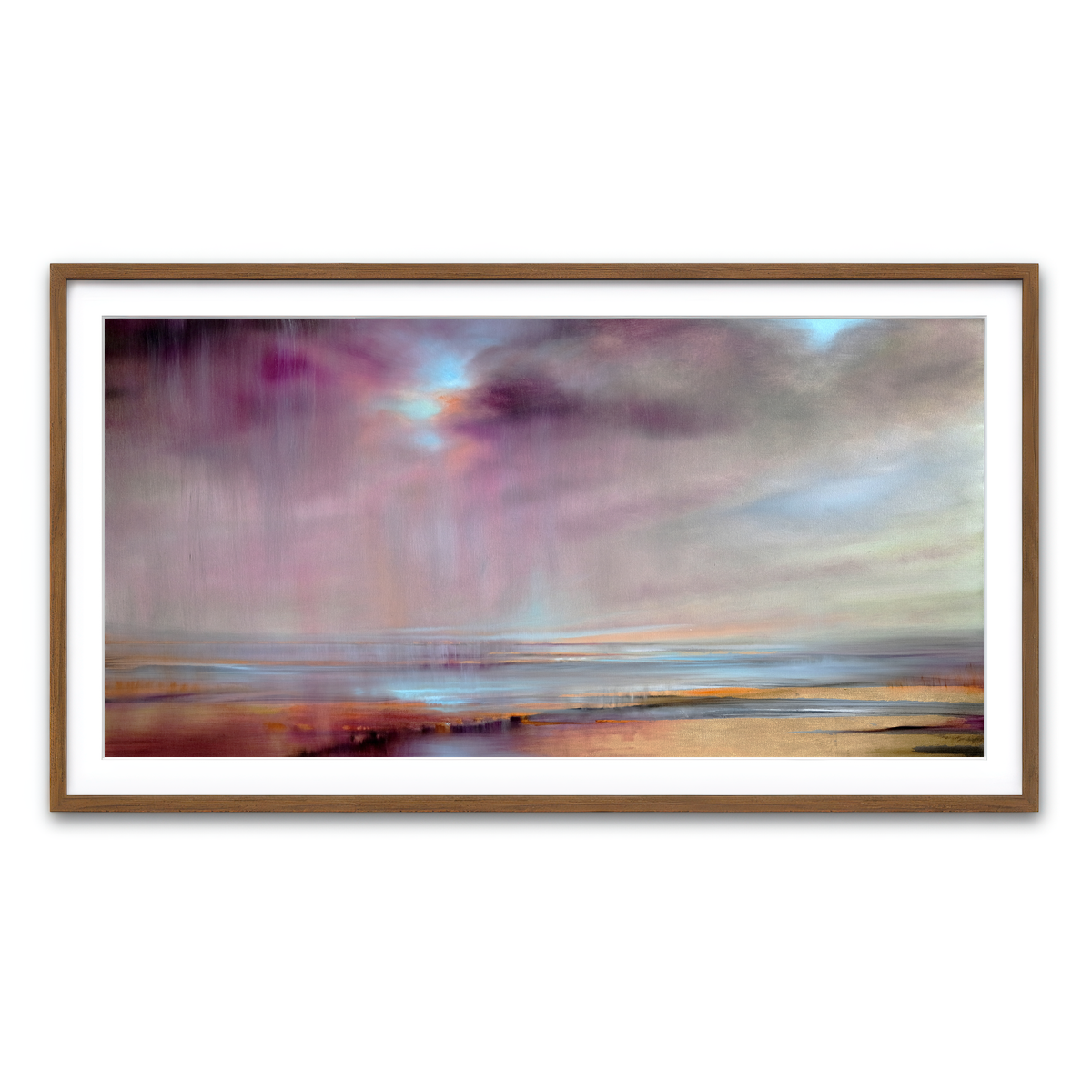 Framed Print 2x1 Walnut