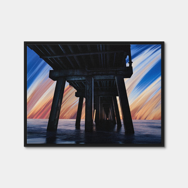 Under the Pier Wall Art — Framed Canvas Format preview