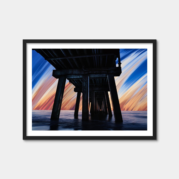 Under the Pier Wall Art — Framed Print Format preview