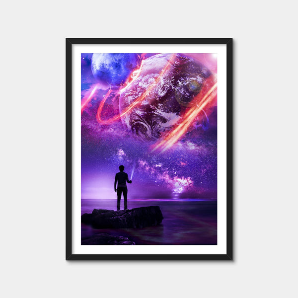 Universe Sky Wall Art — Framed Print Format preview