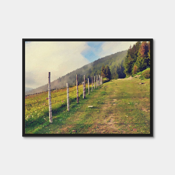 Uphill Climb Wall Art — Framed Canvas Format preview