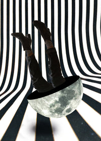 Upside Down Moon Wall Art