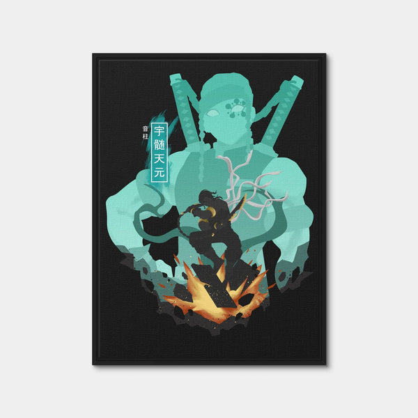 Uzui Tengen Wall Art — Framed Canvas Format preview