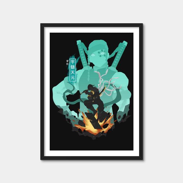 Uzui Tengen Wall Art — Framed Print Format preview