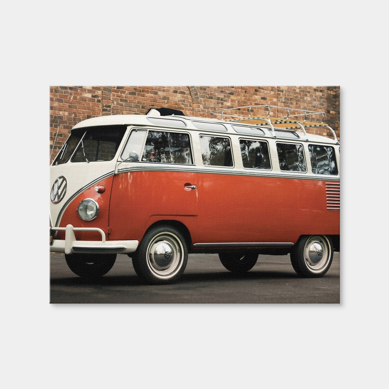 AUTO-MOCKUP WHITE | VW Microbus | 1 Piece | Gallery Wrap | group=4x3