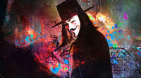V For Vendetta Wall Art
