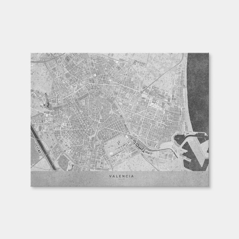 AUTO-MOCKUP WHITE | Valencia Map 2 | 1 Piece | Gallery Wrap | group=4x3