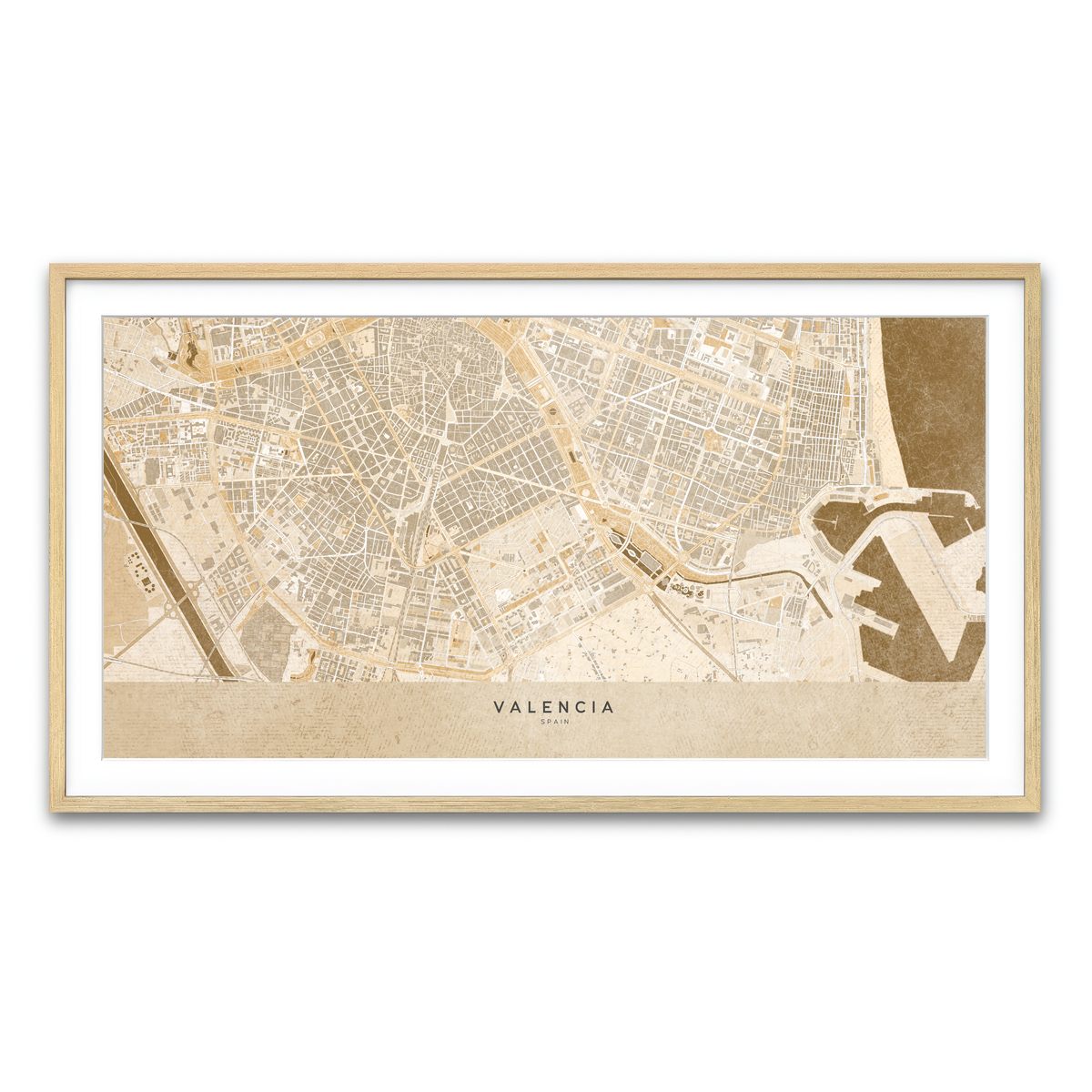 Framed Print 2x1 Natural