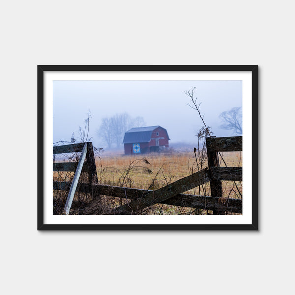 Valle Crucis North Carolina Barn Wall Art — Framed Print Format preview