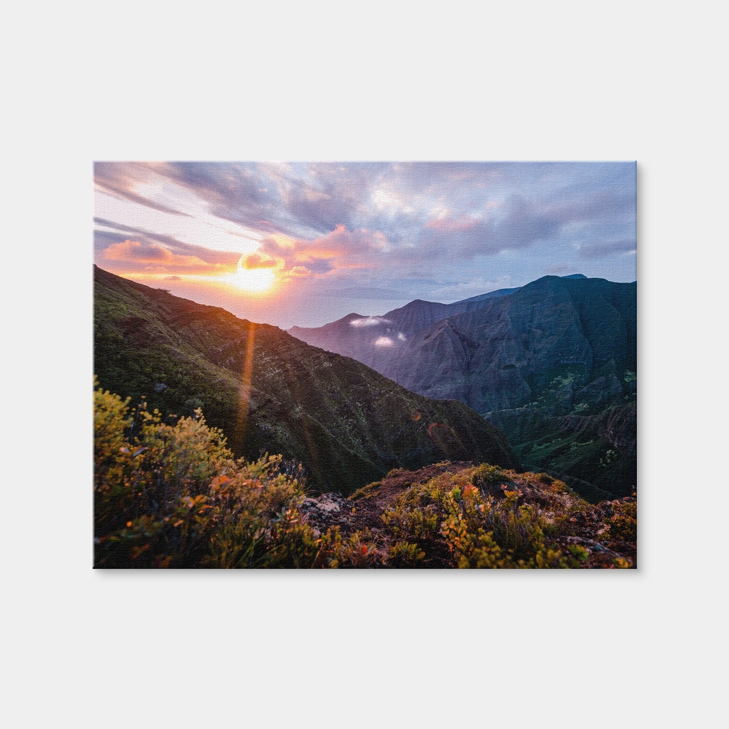 AUTO-MOCKUP WHITE | Valley Sunset | 1 Piece | Gallery Wrap | group=4x3