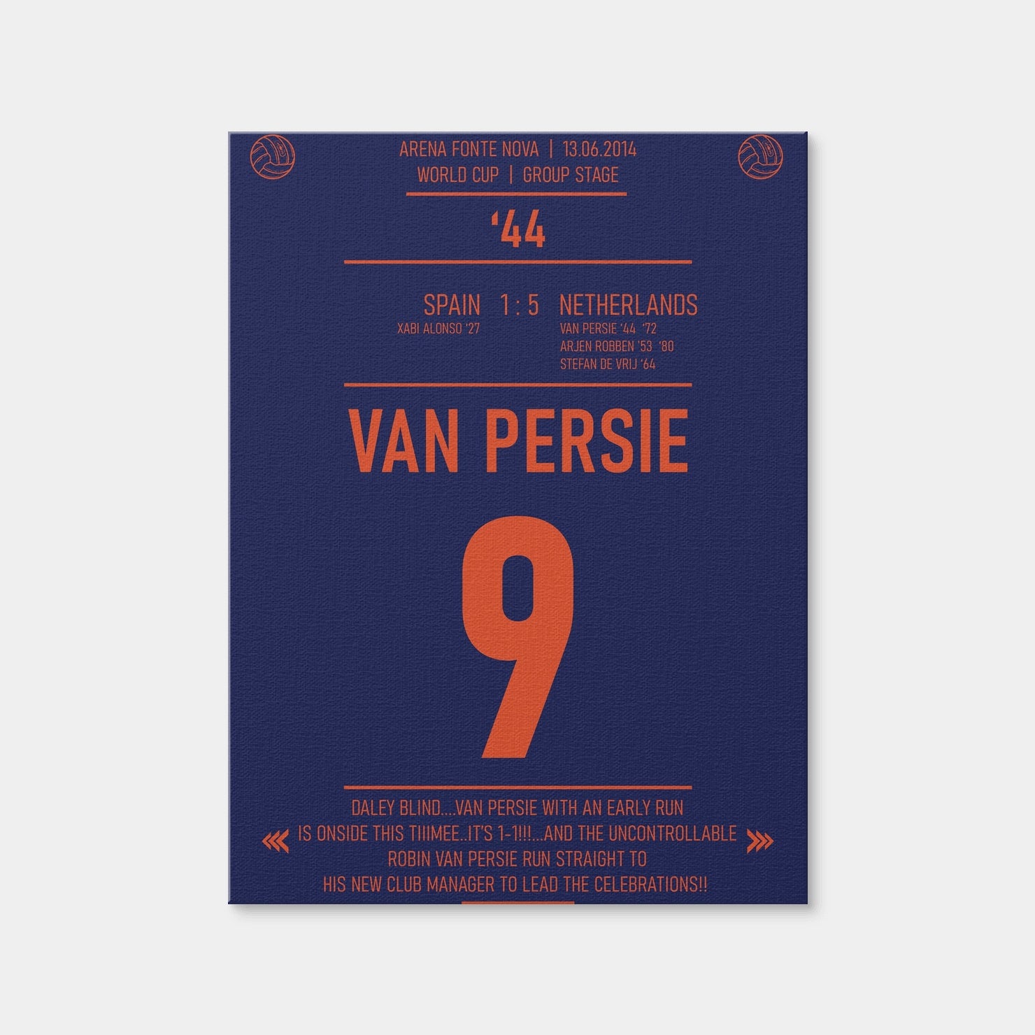 AUTO-MOCKUP WHITE | Van Persie | 1 Piece | Gallery Wrap Canvas | group=3x4