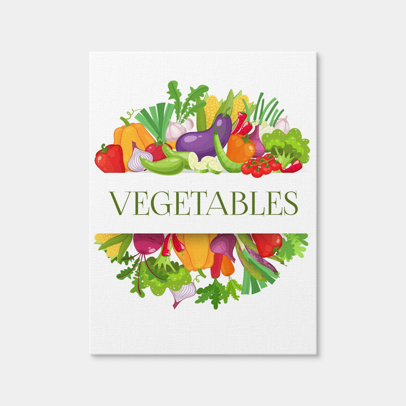 AUTO-MOCKUP WHITE | Vegetables | 1 Piece | Gallery Wrap | group=3x4