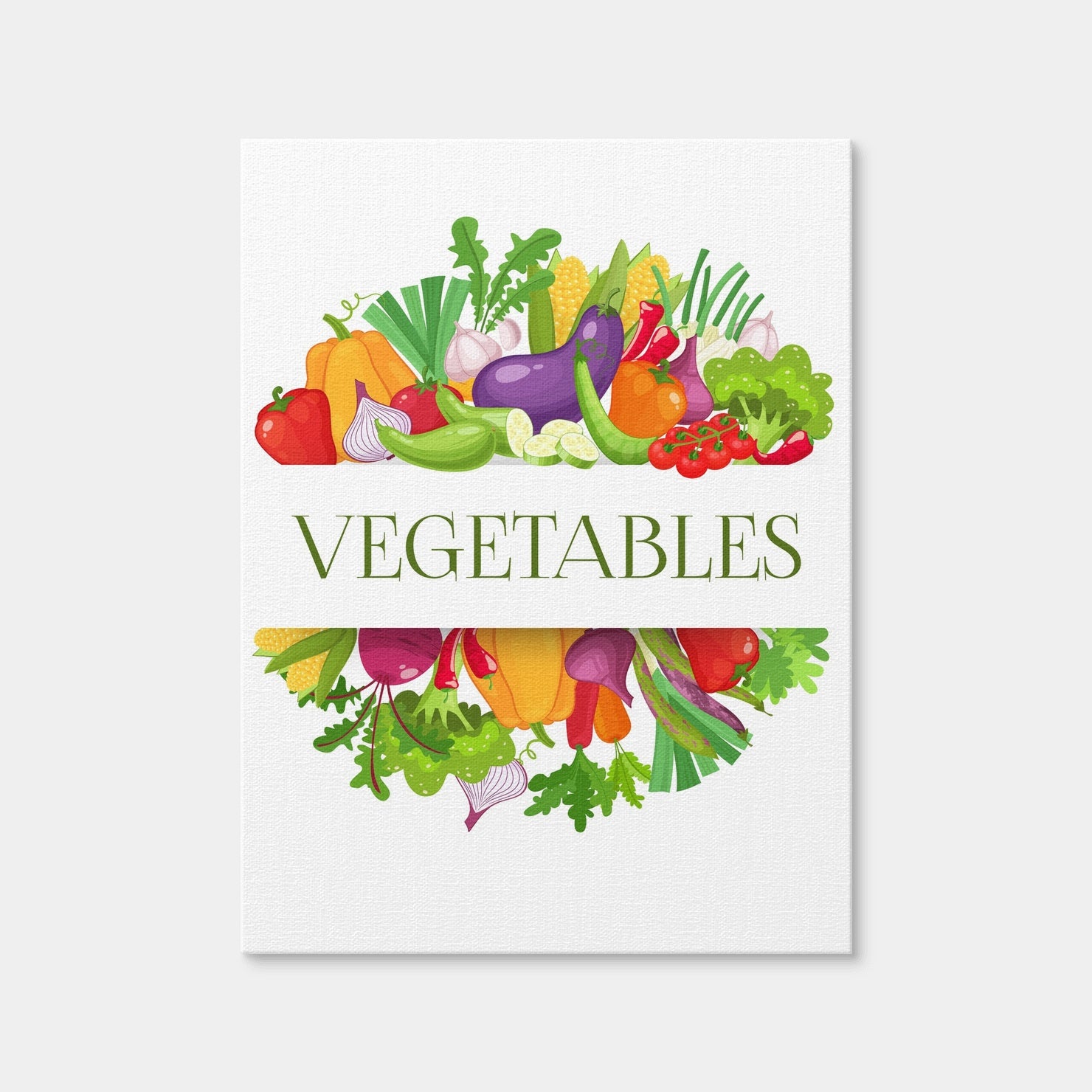 AUTO-MOCKUP WHITE | Vegetables | 1 Piece | Gallery Wrap | group=3x4