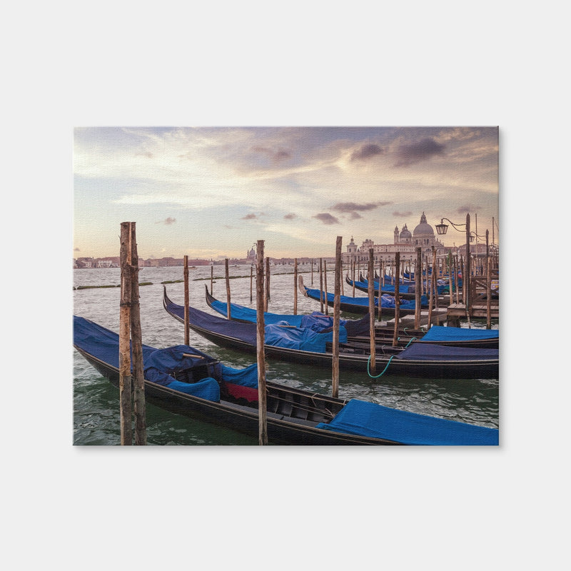 AUTO-MOCKUP WHITE | Venice Gondolas & Santa Maria Della Salute | 1 Piece | Gallery Wrap | group=4x3