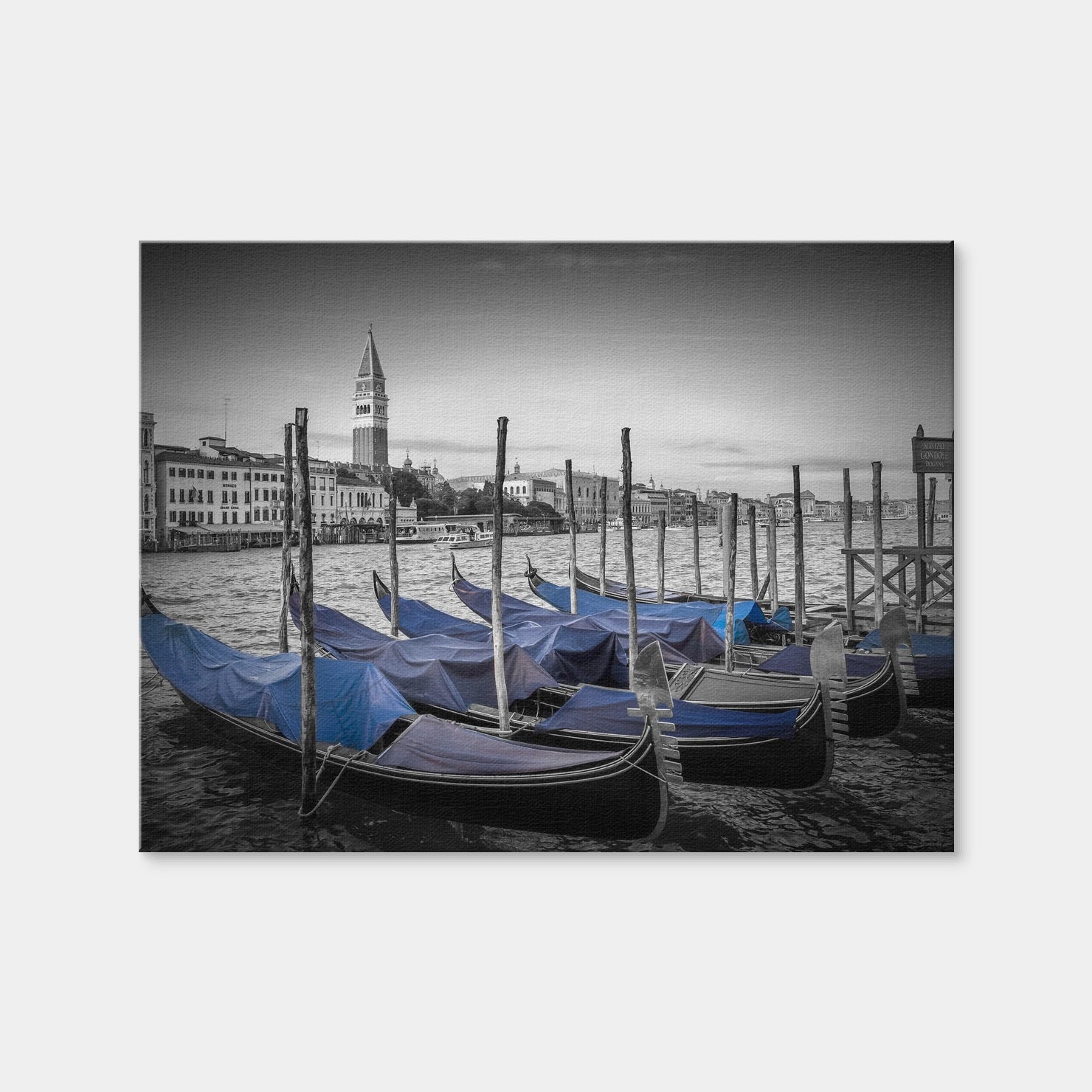 AUTO-MOCKUP WHITE | Venice Grand Canal and St Mark's Campanile | 1 Piece | Gallery Wrap | group=4x3
