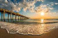 Venice Pier Sunset Wall Art