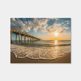 AUTO-MOCKUP WHITE | Venice Pier Sunset | 1 Piece | Gallery Wrap | group=4x3