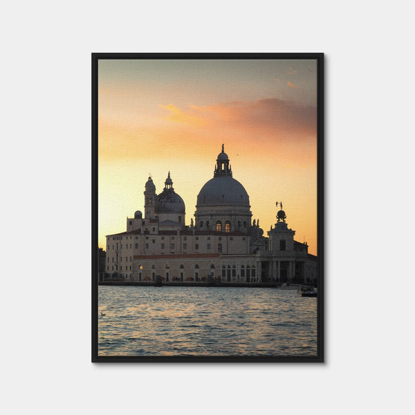 Venice Sunset Wall Art — Framed Canvas Format preview